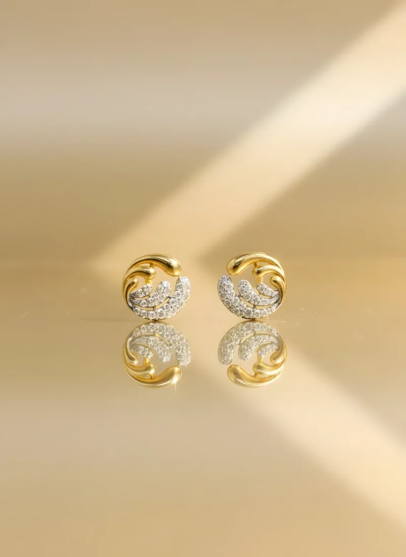 Spiral Bloom Diamond Tops