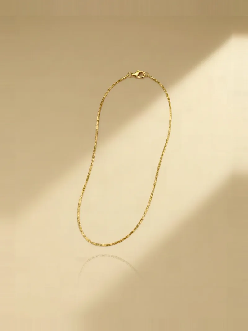 Cadence Woven Chain, Gold 21K