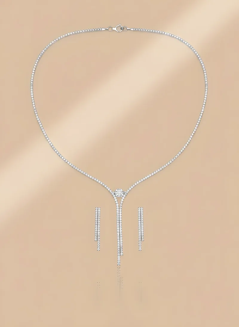 Cascade Lariat Diamond Suite, Gold 18K