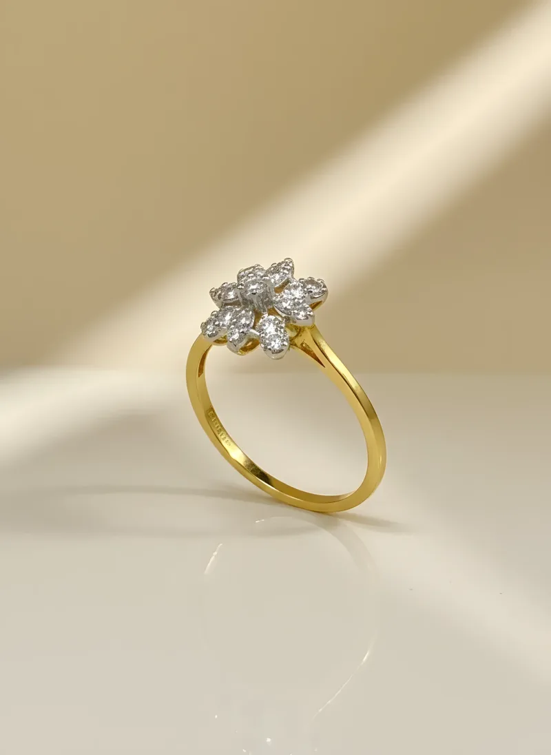 Golden Bloom Ring, Gold 21K