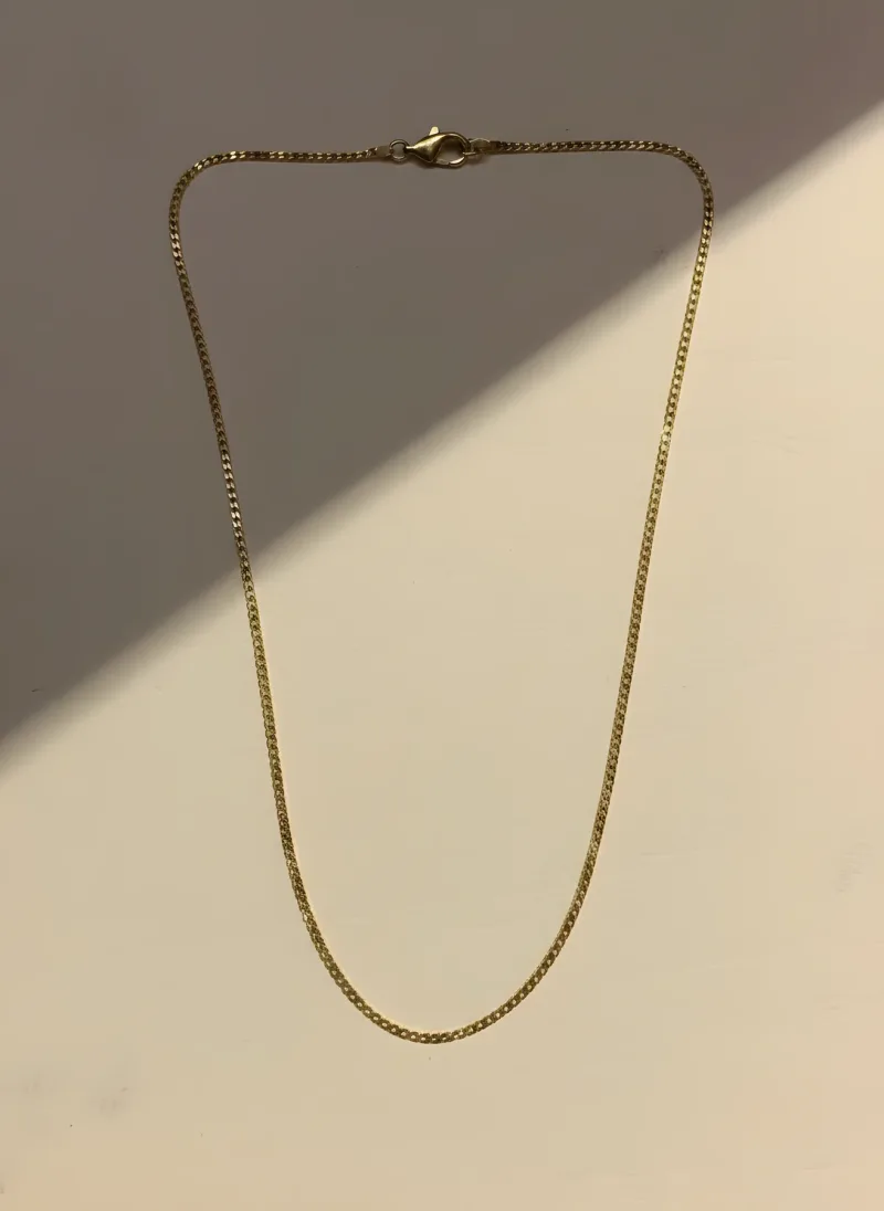 Aria Curb Link Chain, Gold 21K