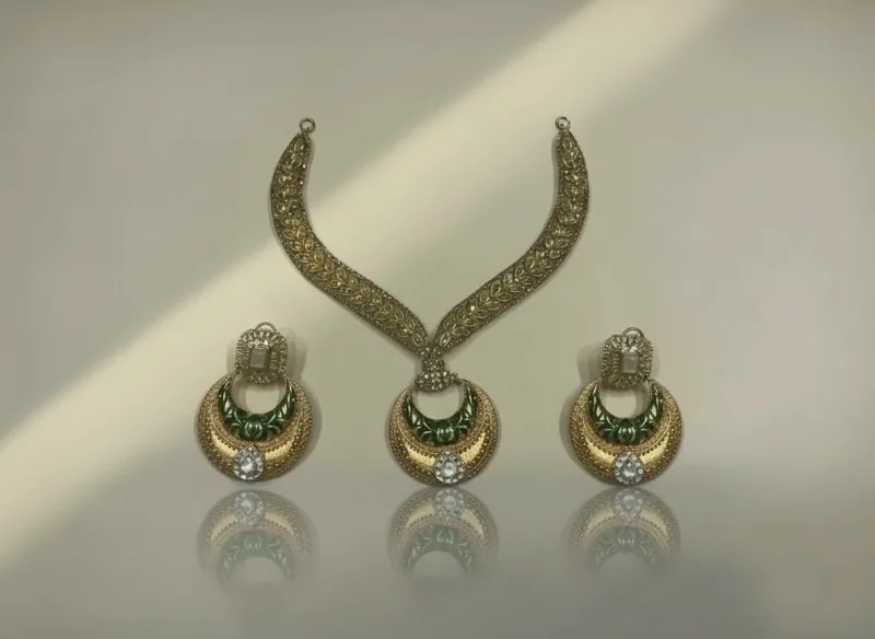 Verdant Crescent Suite, Gold 22K