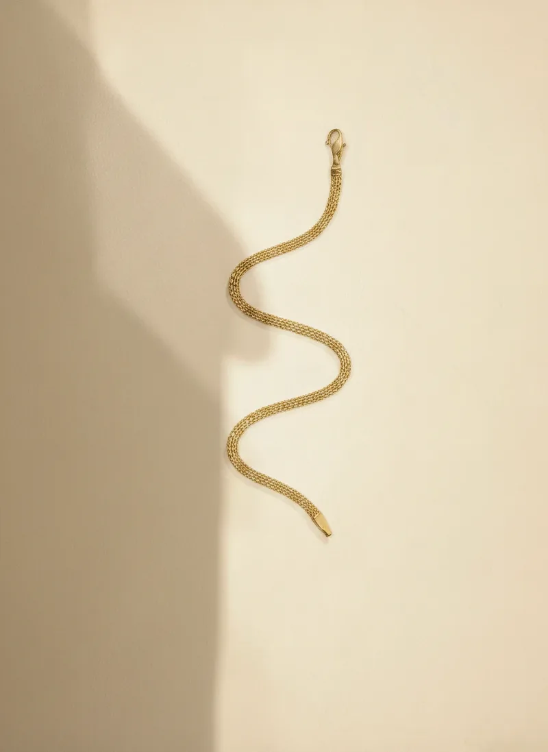 Essence Chain Bracelet, Gold 21K