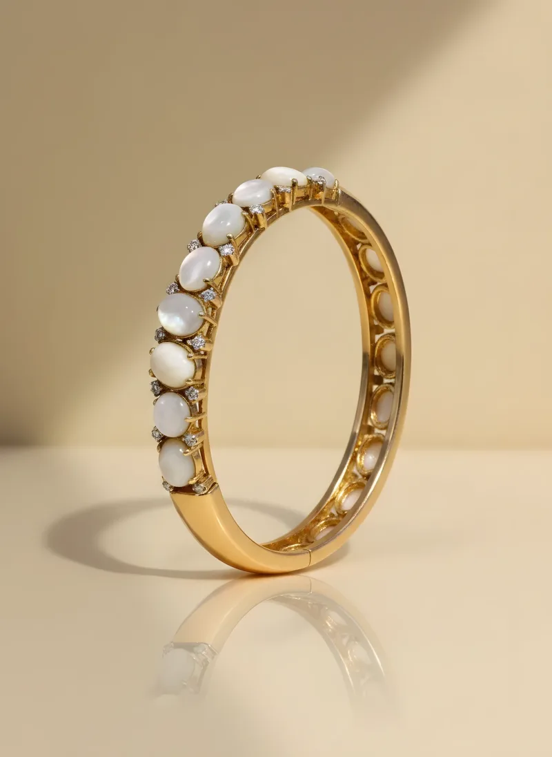 Nacre Antique Kara, Gold 21K