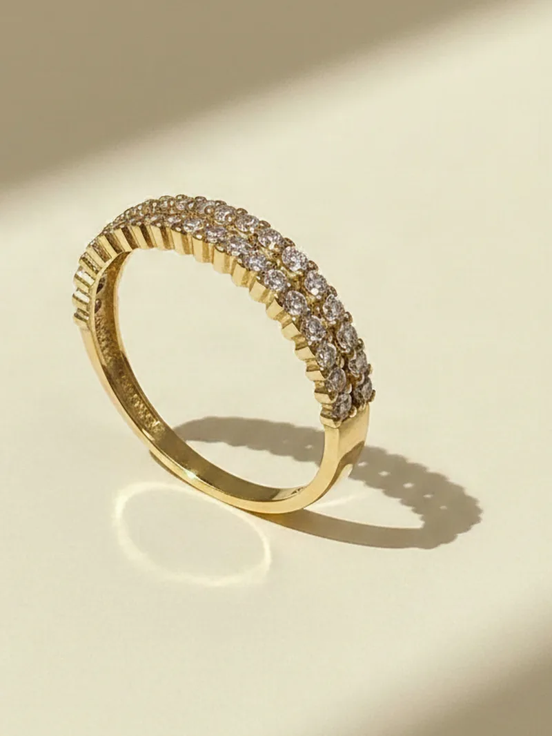 Scattered Bloom Ring, Gold 21K