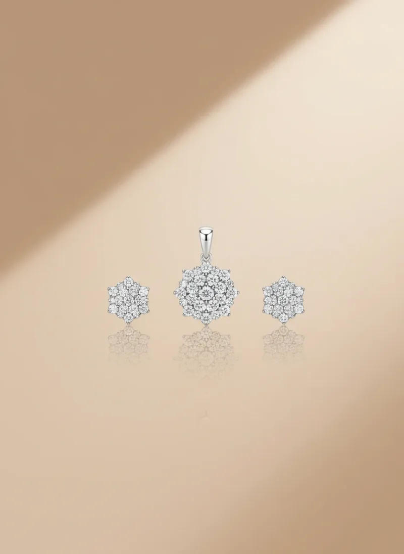 Floret Locket Suite, Gold 21K