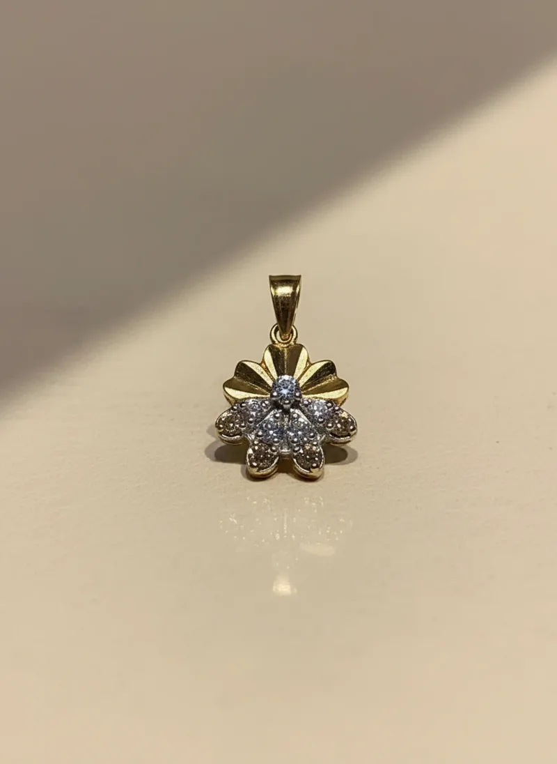 Golden Florette Locket, Gold 21K