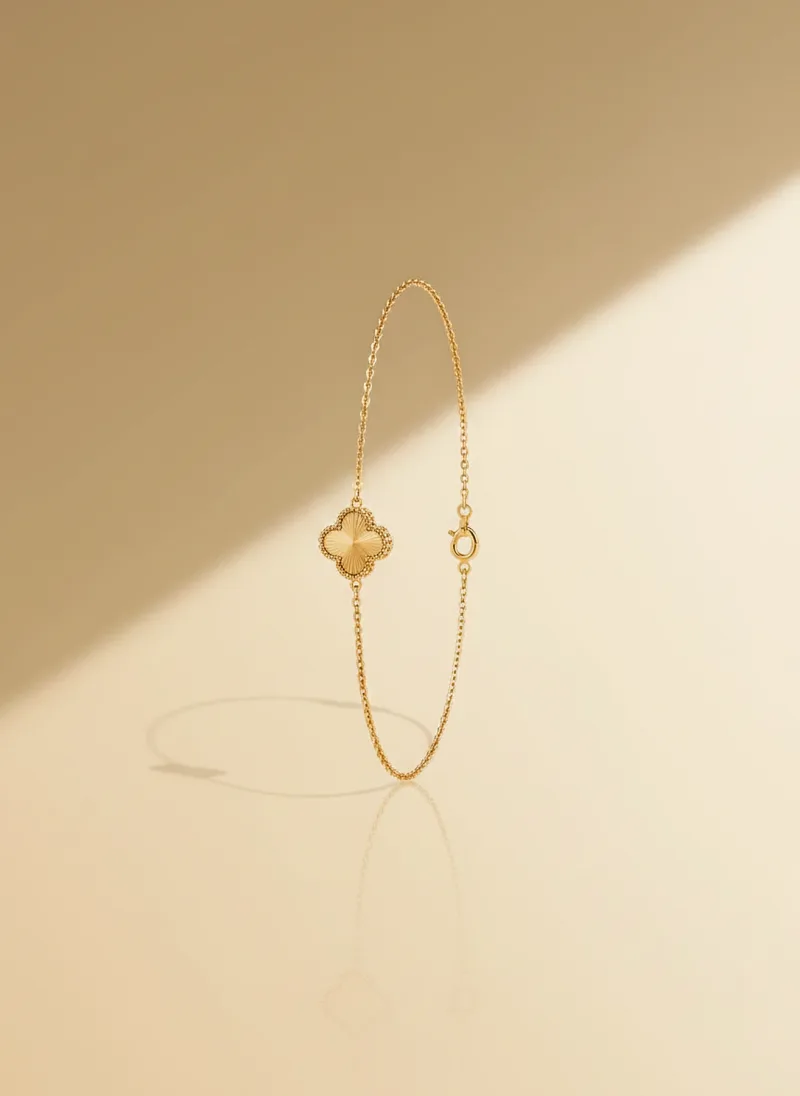 Quatrefoil Bracelet, Gold 21K