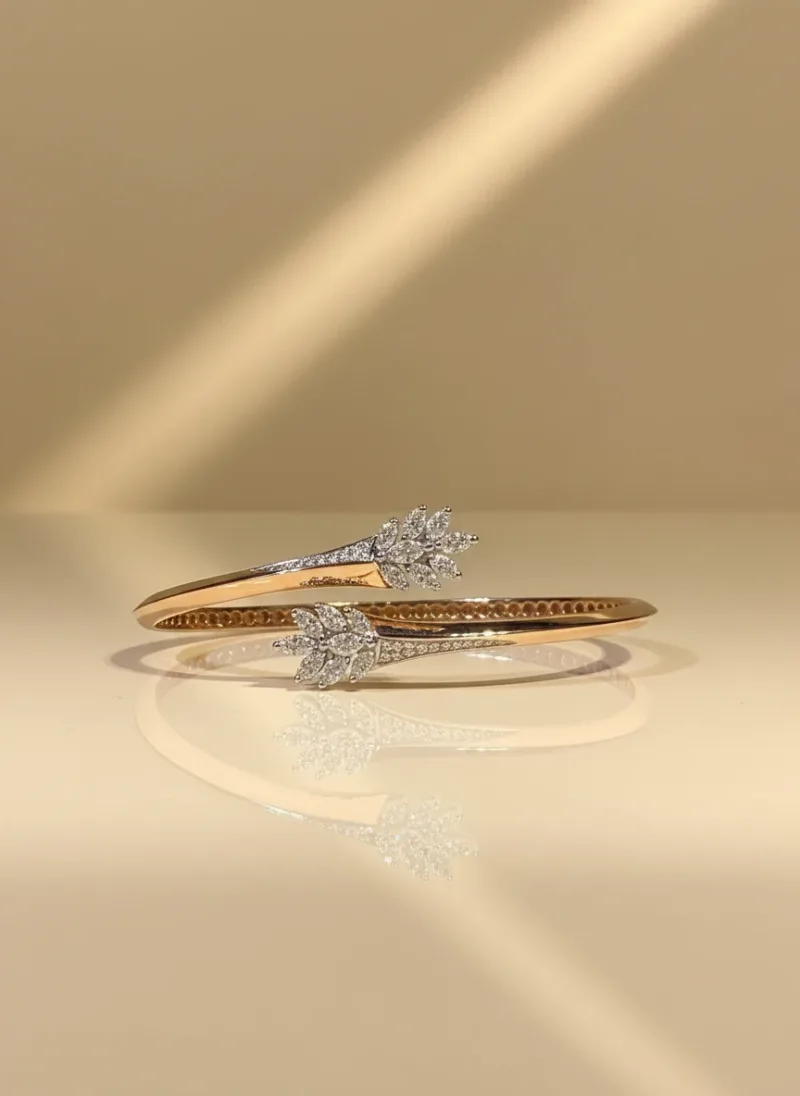 Twin Blossom Bangle