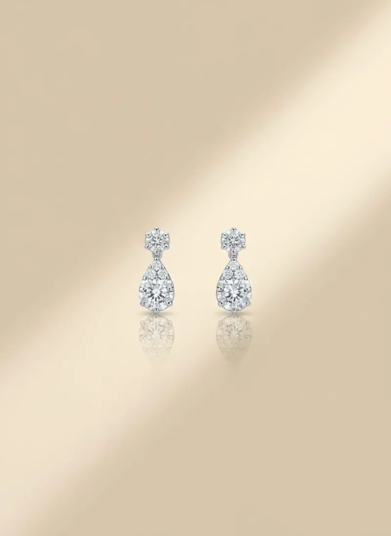 Solitaire Drop Tops, Gold 21K