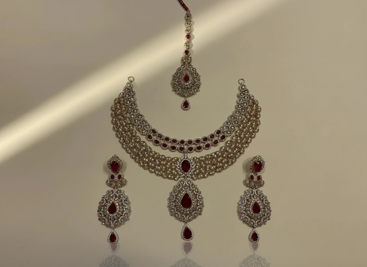 Heritage Ruby Bridal Suite — Gold 22K